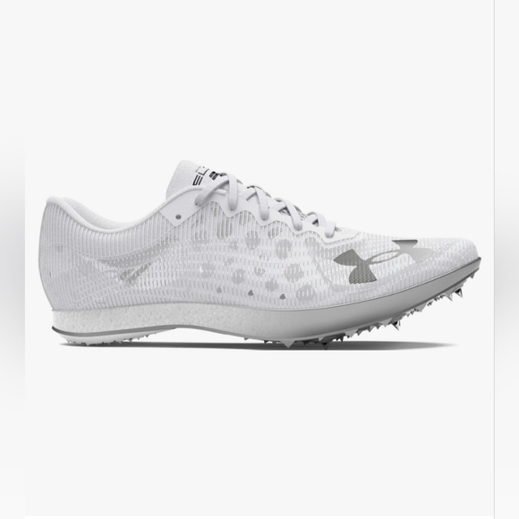 NWT Under Armour Shakedown Elite Breeze White Track MEN’S 8 WMN’S 9.5 - Picture 1 of 10